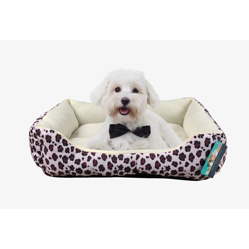 Geometric Polyester Pet Bed