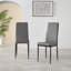Marietta Chrome Metal & White High Gloss Dining Table Set - 4 Soft Touch Faux Leather Dining Chairs-898771576