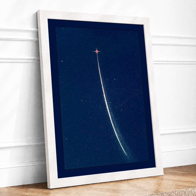 Celestial Ascent Minimalist - Print, A1 - 84.1 x 59.4 cm, White