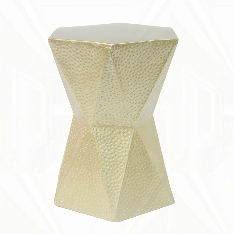 Orola Metal Hexagon Side Table