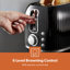 GEEPAS 1.7L Illuminating Electric Kettle 2 Slice Bread Toaster & 9L Dual Zone Air Fryer Kitchen Combo Set 2200W Rapid Boil Cordless Jug Kettle 1000W Toaster Dual Basket Air Fryer