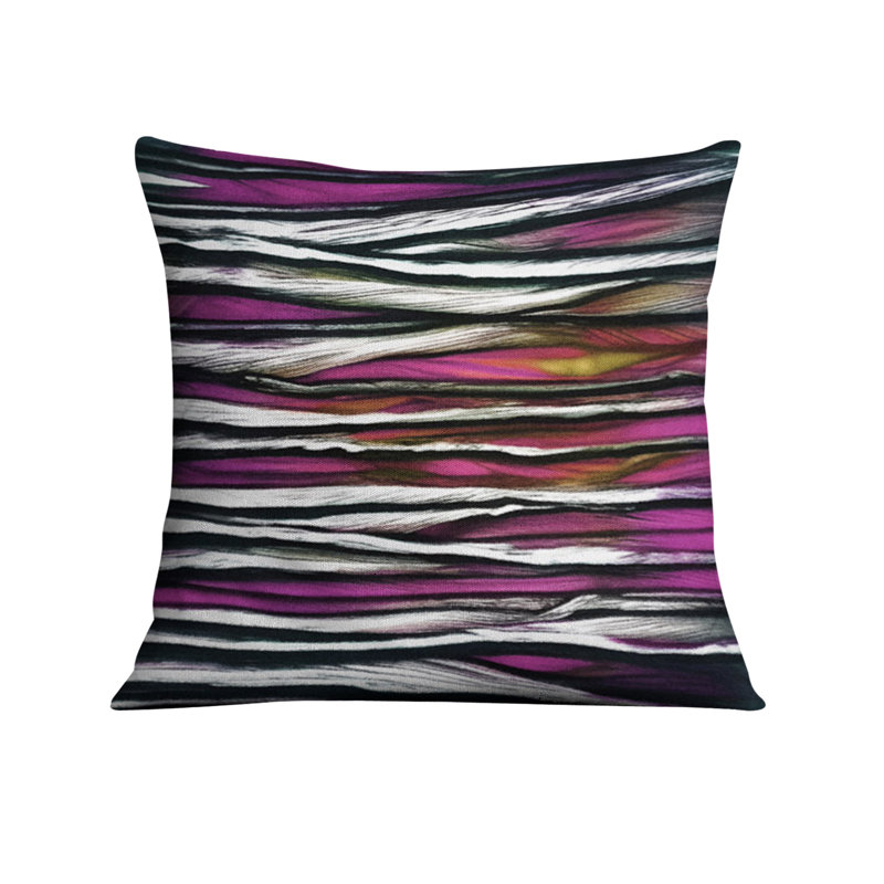 Coussin décoratif, Housse de coussin seulement - sans coussin, H 16 po x l 16 po