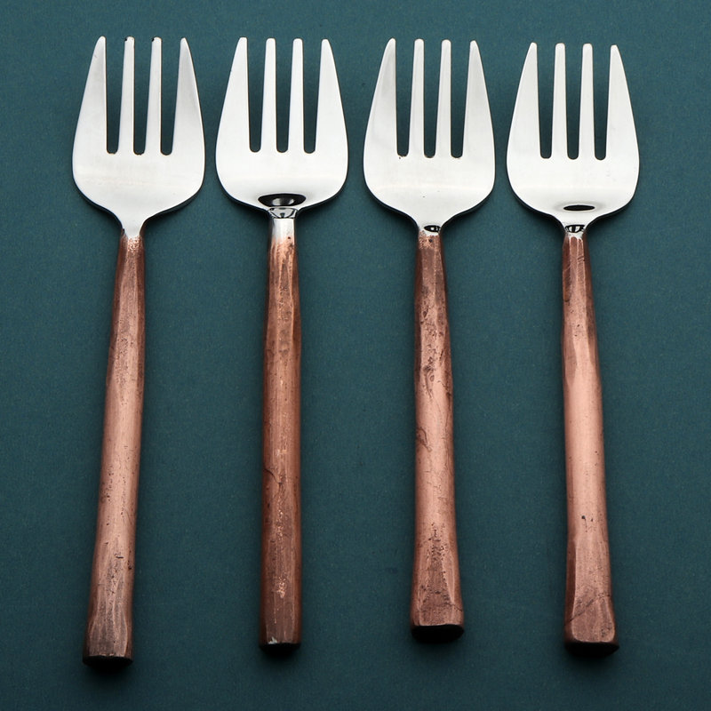 Ahrie INOX ARTISANS Sundance Sardine Table Forks 4 Pc. Set