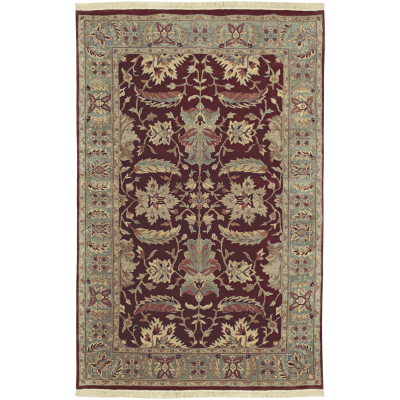 Barlett Wool Oriental Indoor Rug, Round 8'
