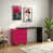 Black/Rose Red