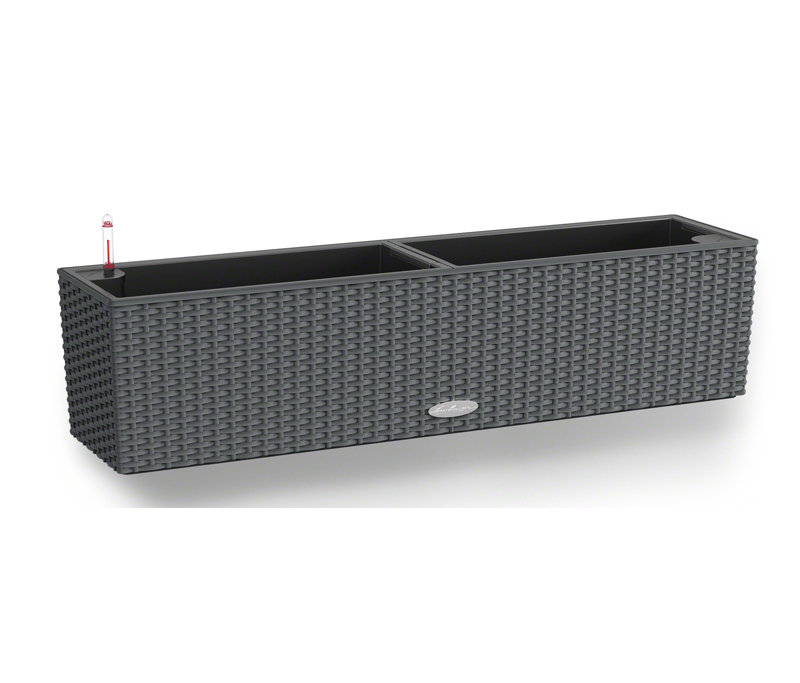 Balconera Window Box Planter, Granite, 19 cm H x 79 cm W x 19 cm D
