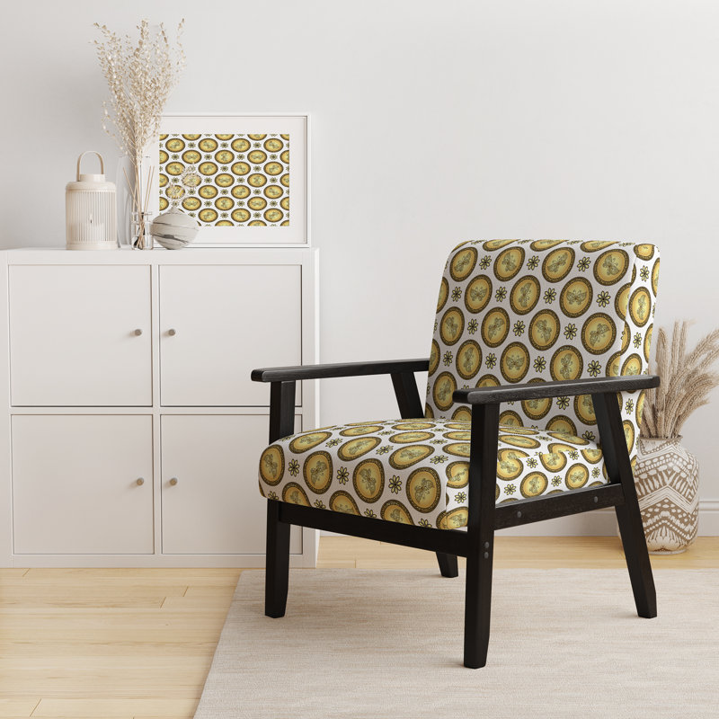 Fauteuil rembourré Mid-Century rembourré Mid-Century