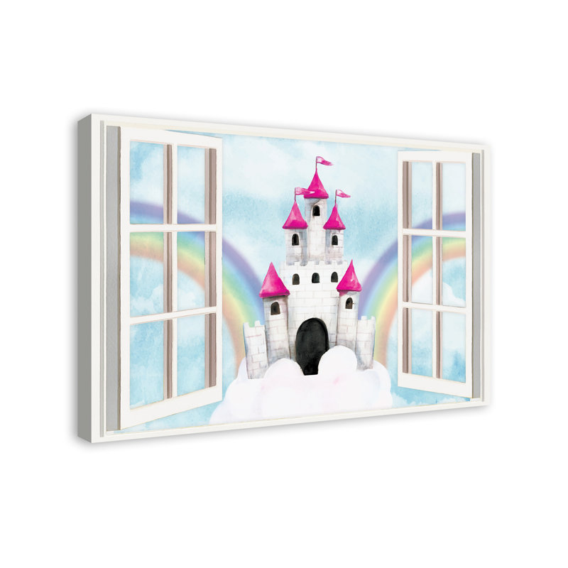 Art sur toile, fenêtre de Karly, H 24 po x l 36 po x P 1,25 po