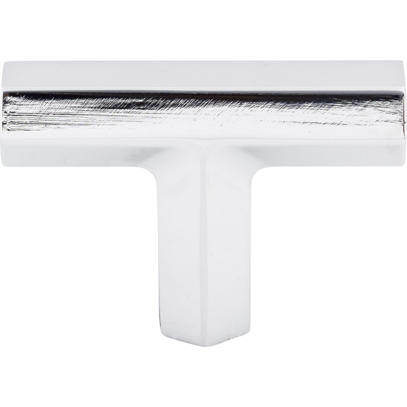 Lydia 1 3/4" Length Geometric Knob, Polished Chrome