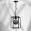 Airyana MATT BLACK CAGE PENDANT C/W CHAIN SUSPENTION