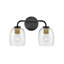 Éclairage pour meuble-lavabo à intensité variable 2 lumières Jed-69559467