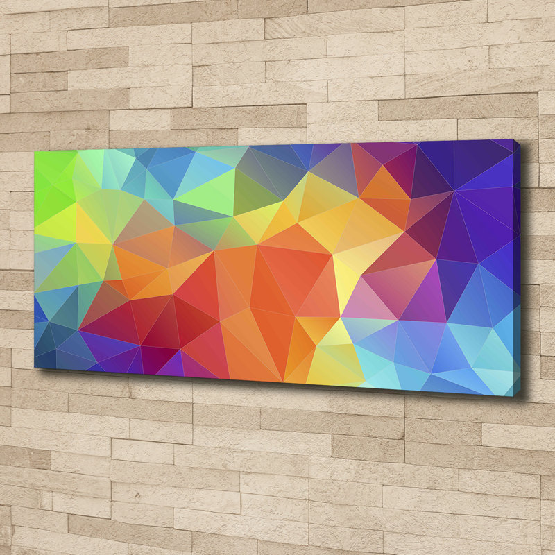 Geometric Background - Wrapped Canvas Print