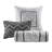 Elegant 7-piece King Bedding Sets, 100% Polyester Comforter With Tufted Design