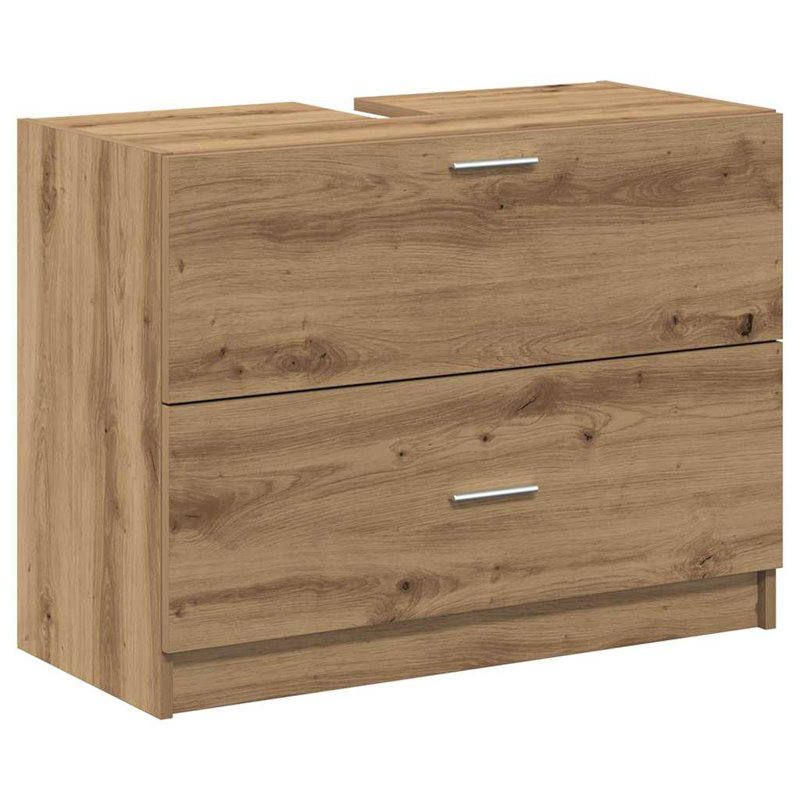 78Cm Single Bathroom Vanity Base Only, Artisan Oak