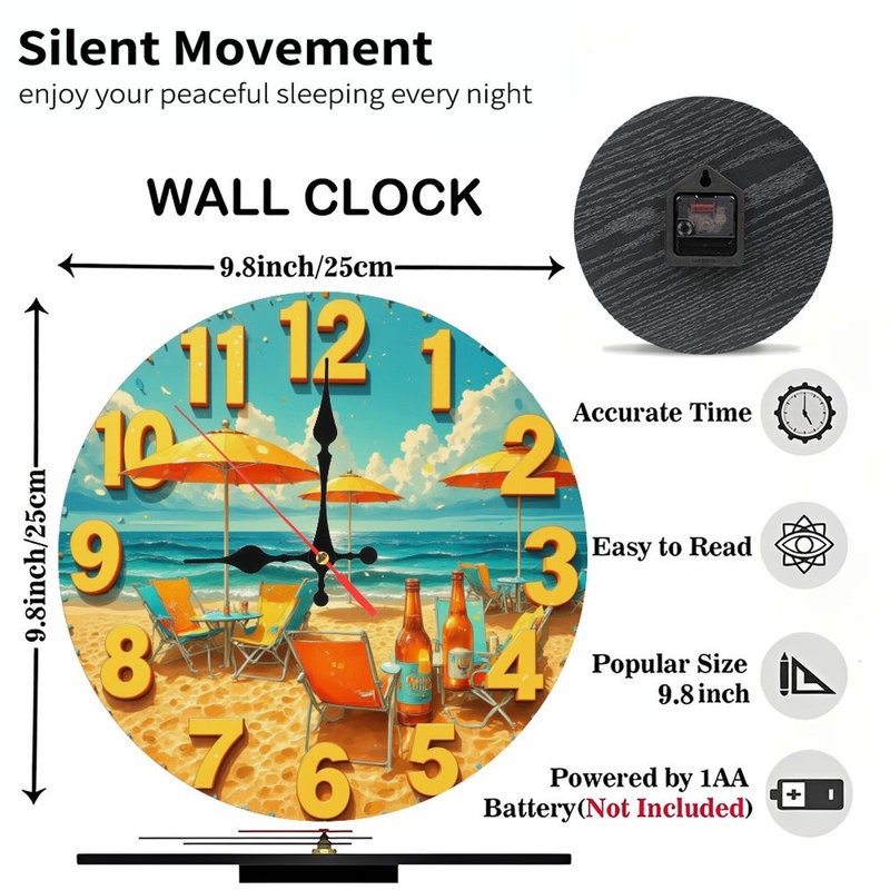 Horloge murale 9,84 "