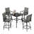 Alyssia Square 4 - Person 32" Long Bar Height Dining Set