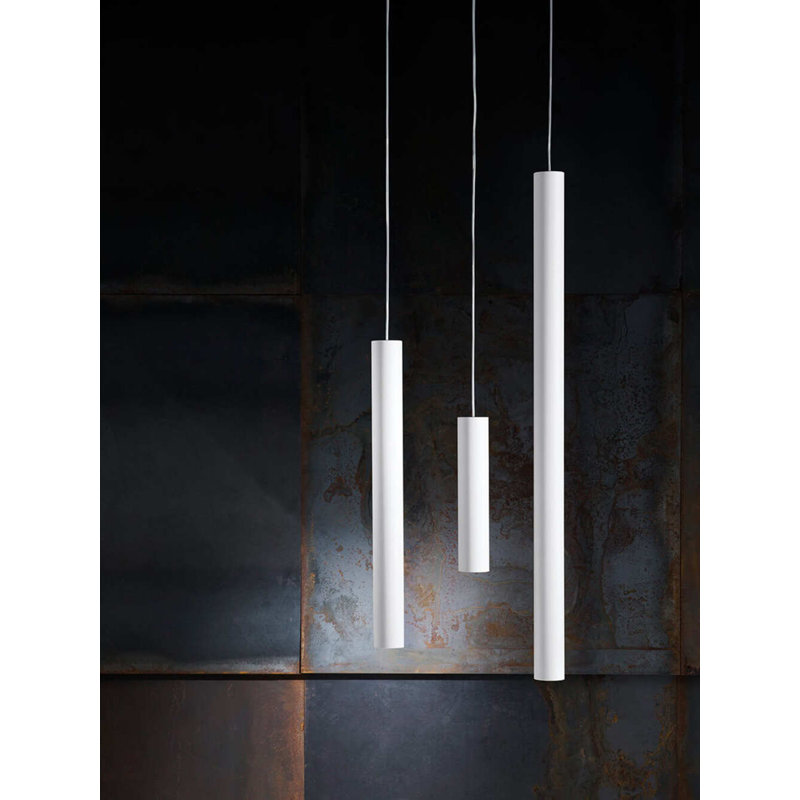 Lodes A-Tube Suspension Lamp Line-V, 11.81'' H X 2.36'' W X 2.36'' D, Matte White