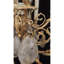 Lustre en cristal de roche empire russe clair, feuille d'or et plaque d'or-91897795-91897799-131071932