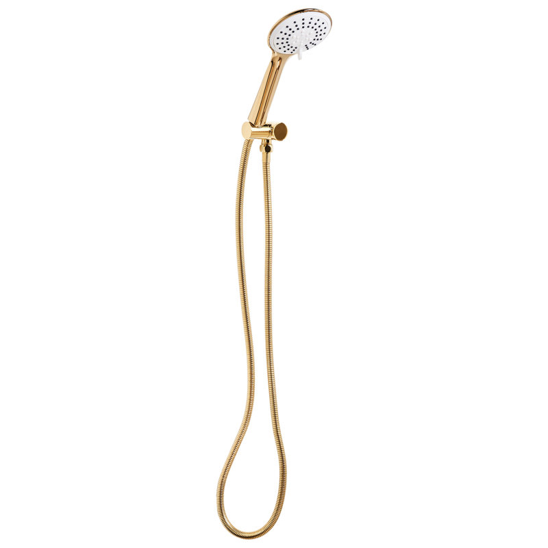 Shower Head and Hose Kit TUMPLE, Gold