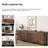 Modern 3-In-1 Accent Cabinet With Shelves - Storage Cabinet For Living Room, Hallway, Entryway-1778392560