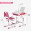 Baylee Adjustable Metal Base Writing Desk-1387303922