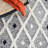 Hartnell Hand Tufted Wool/Cotton Geometric Rug in Black/Ivory-34117027