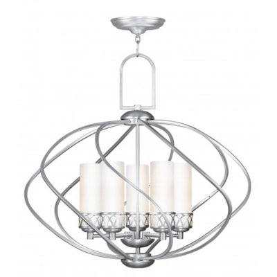 Lustre géométrique classique à 5 lumières Tayaba