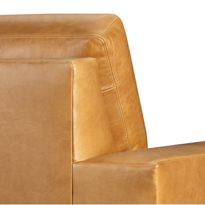 Jonie 115" Genuine Leather Corner Sectional
