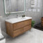 Ensemble de meuble-lavabo simple mural 48 po Azden-2010540902