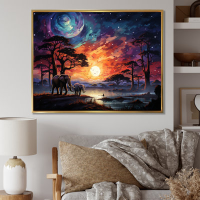«African Celestial Safari I» sur toile