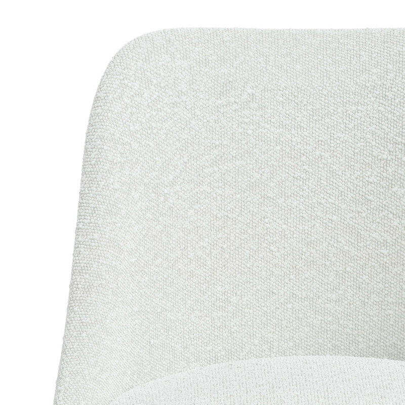 Tabouret de bar et de comptoir Gallie, Tabouret de comptoir (siège d'une hauteur de 27 p, Boucle ivoire classique