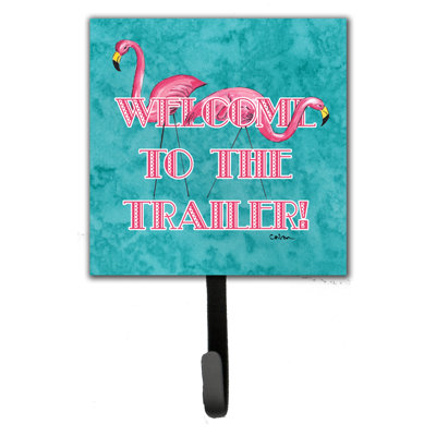Porte-laisse de remorque et crochet mural welcome to the