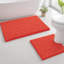 Ensemble de 2 tapis de salle de bain en chenille moelleux et moelleux-561843869
