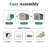 Colonial Woodbury Outdoor Wood Storage Shed-116014380-116014387