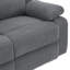Manual Reclining Loveseat with Rounded Armrests-290238149