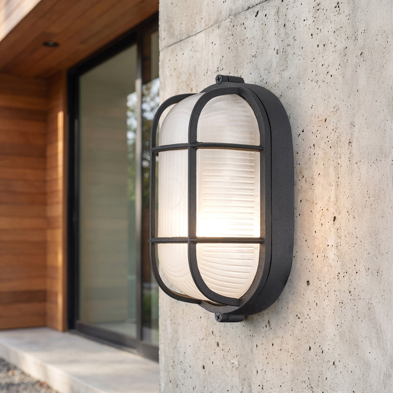 Lumière à cloison pour l'extérieur Lia, Noir