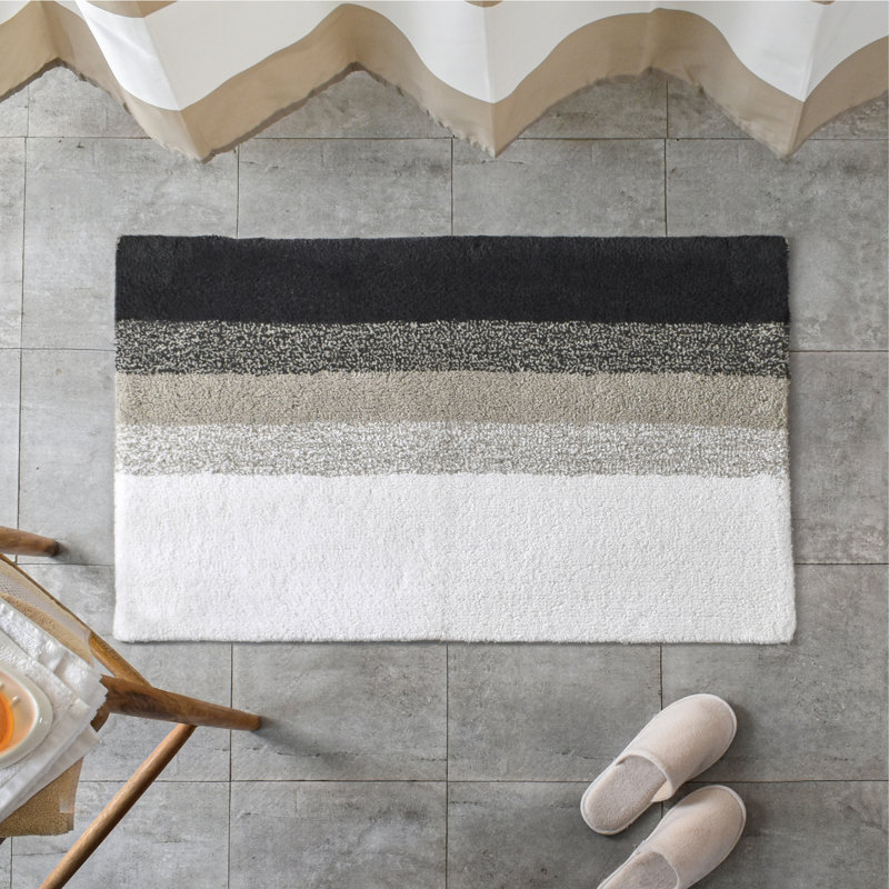Tapis de bain Raul, l 21 po x L 34 po, gris
