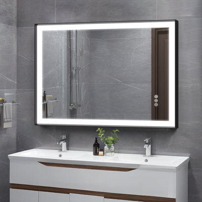 Nafiseh Rectangular LED Anti-Fog Vanity Mirror