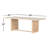 Nephie Solid Wood Top Dining Table-91457984