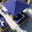 Naithan Lighted Cantilever Umbrella Included Base with Wheels-658927528-624467509