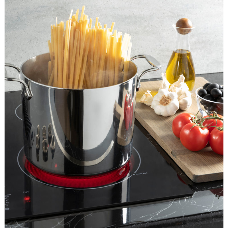 Downdraft Electric Cooktop, Black, Black