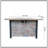 44" W X 25" H Outdoor Patio Propane Gas Fire Pit Table - 50,000 BTU High-Temperature-Resistant Carving Process For Environmentally Friendly Materials With The Effect Of Cultured Stone