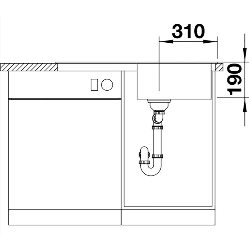 Sona Inset Kitchen Sink, Coffee