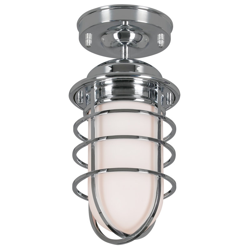 Plafonnier 1 lumière Gillingham en chrome poli