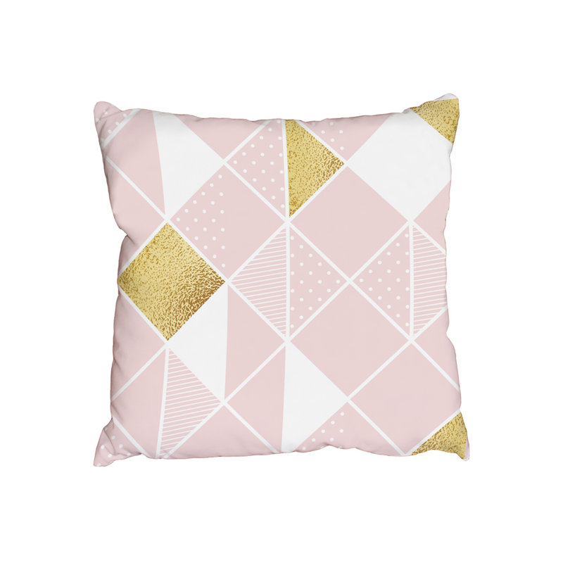 Nalston Geometric Square Cushion, 45 x 45cm