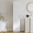 Tall Narrow Bathroom Storage Cabinet with 3 Adjustable Shelves-123942549