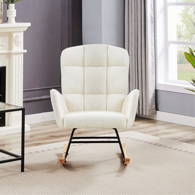 Chaise d'appoint, fauteuil à bascule de salon