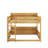 Queen Over Queen Bunk Bed With Storage Shelves And USB Ports-1586553837