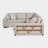 4 - Piece Upholstered Sectional-1404210767