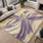 Machine Washable Indoor/Outdoor Lockway ACN2421 Abstract Rug-528964087